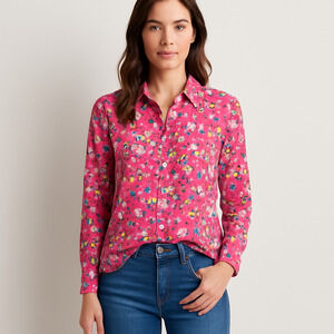 Anthropologie Holding Horses Women's Isla Floral Long Sleeve Blouse - Size 2